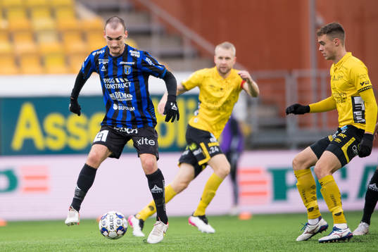 Sirius Adam Hellborg och Elfsborgs Leo Väisänen