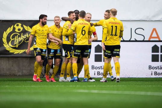 Elfsborgs spelare jublar