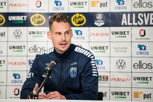 Sirius tränare Daniel Bäckström