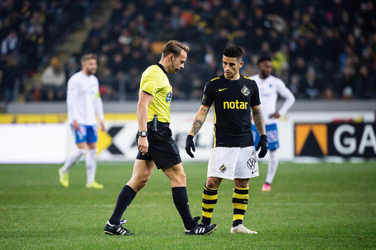 domare Kristoffer Karlsson och Nicolas Stefanelli
