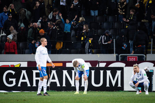 IFK Norrköpings spelare deppar
