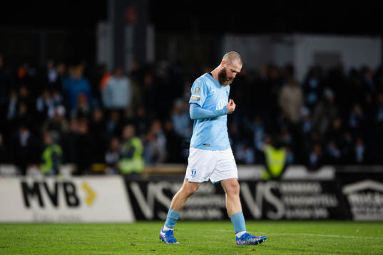Malmö FFs Jo Inge Berget deppar