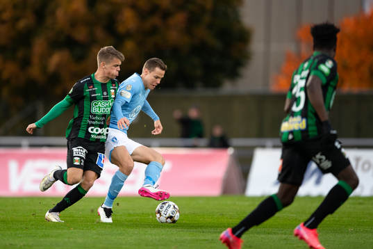 Varbergs Victor Karlsson och Malmös Niklas Moisander