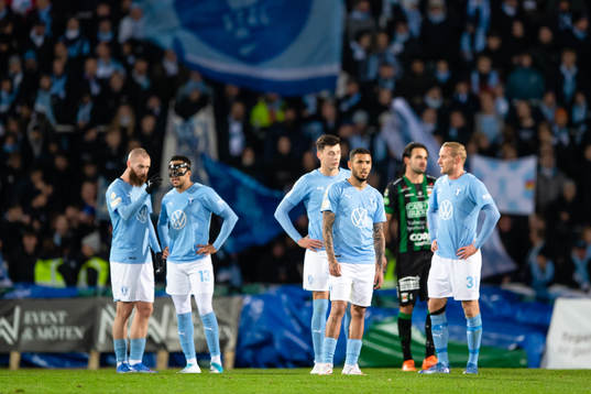 Malmö FFs spelare deppar