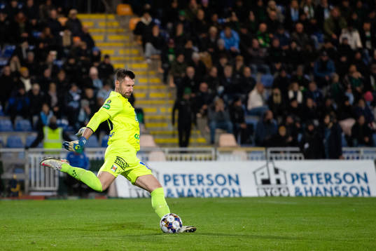 Varbergs målvakt Stojan Lukic