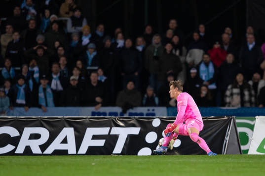 Malmö FFs målvakt Johan Dahlin