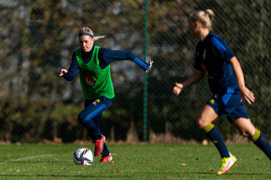 Olivia Schough of the Swedish women’s national football