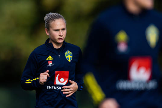 Filippa Curmark of the Swedish women’s national football