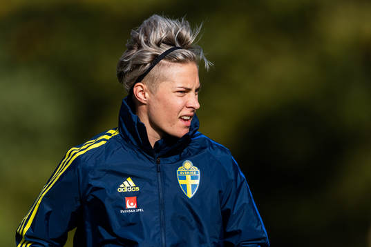 Lina Hurtig of the Swedish women’s national football team