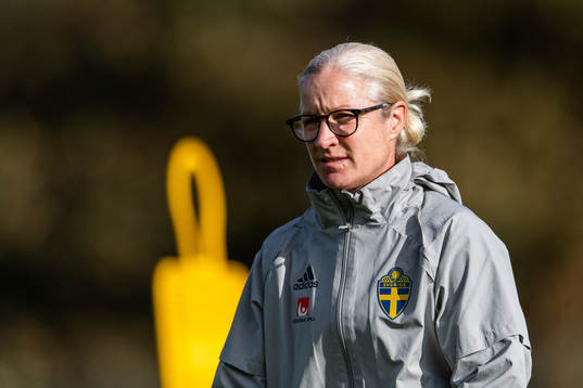 Victoria Sandell, assistant coach of the Swedish women’s