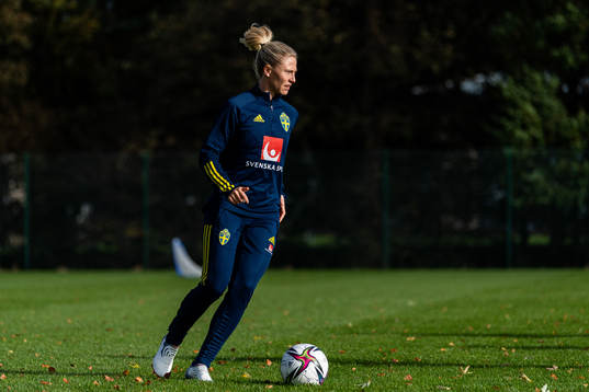 Rebecka Blomqvist of the Swedish women’s national