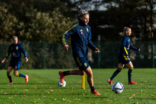 Lina Hurtig of the Swedish women’s national football team