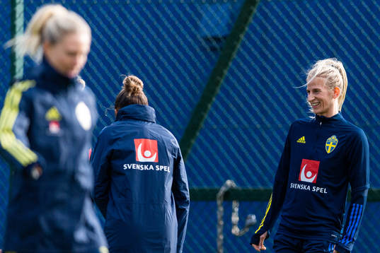 Sofia Jakobsson of the Swedish women’s national football