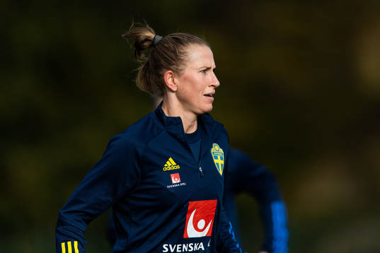 Emma Berglund of the Swedish women’s national football