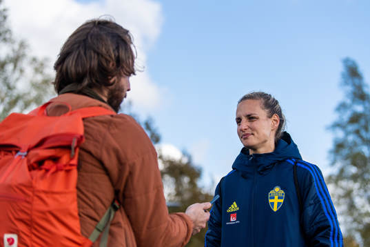 Nathalie Björn of the Swedish women’s national football