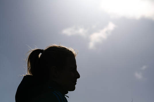 Anna Anvegård of the Swedish women’s national football