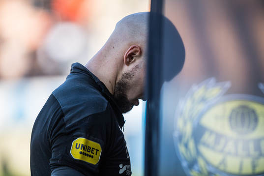 Mjällbys målvakt Carl-Johan Eriksson