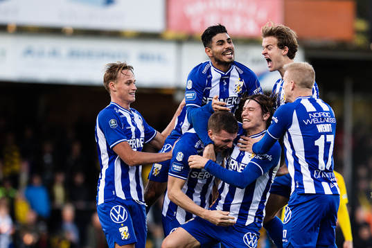 IFK Göteborgs Calle Johansson jublar