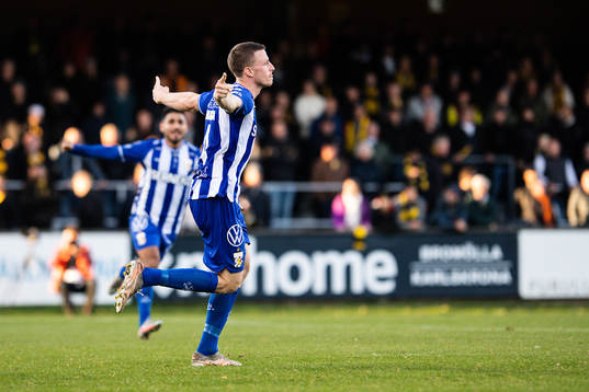 IFK Göteborgs Calle Johansson jublar