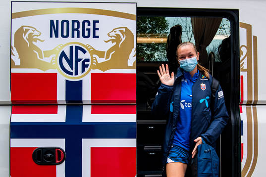Frida Maanum of the Norwegian women's national football