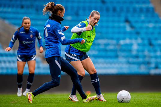 Caroline Graham Hansen and Elisabeth Terland of the