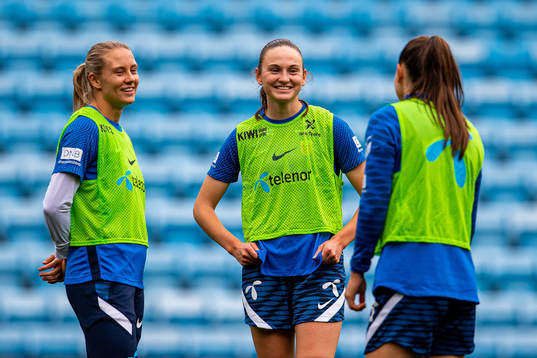 Lisa Fjeldstad Naalsund and Vilde Hasund of the Norwegian