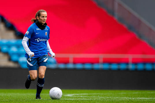 Tuva Hansen of the Norwegian women's national football team
