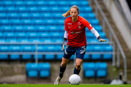 Goalkeeper Cecilie Fiskerstrand of the Norwegian women's