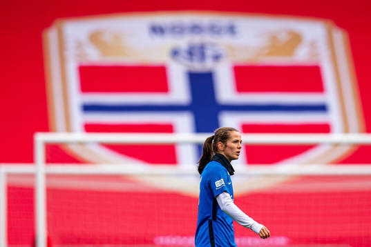 Tuva Hansen of the Norwegian women's national football team