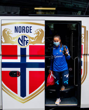 Vilde Bøe Risa of the Norwegian women's national football