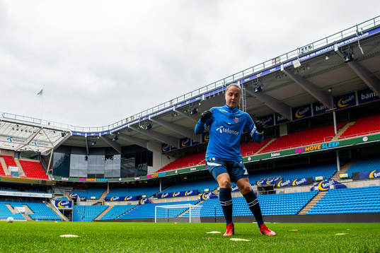 Heidi Ellingsen of the Norwegian women's national football