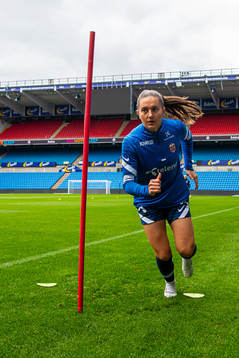 Vilde Bøe Risa of the Norwegian women's national football