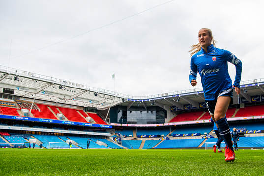 Maria Olsvik of the Norwegian women's national football team