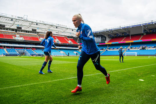 Maria Thorisdottir of the Norwegian women's national