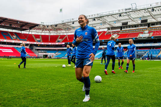 Vilde Bøe Risa of the Norwegian women's national football