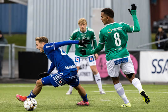 Sundsvalls Ludvig Nåvik och Brages Seth Kanteh Hellberg