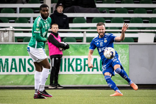 Brages Moses Makasi och Sundsvalls Robert Lundström