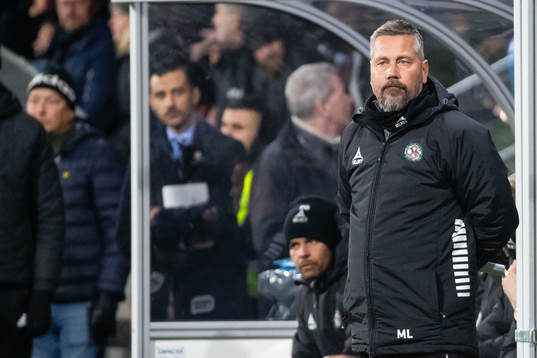 Örebros tränare Marcus Lantz deppar