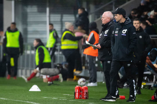Degerfors tränare Andreas Holmberg och tränare Tobias