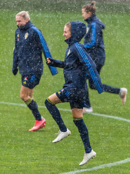 Emma Kullberg of the Swedish women's national football team