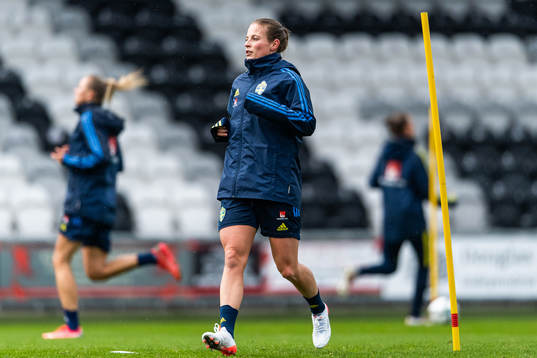 Anna Anvegård of the Swedish women's national football team