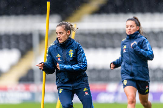 Nathalie Björn and Johanna Rytting Kaneryd of the Swedish