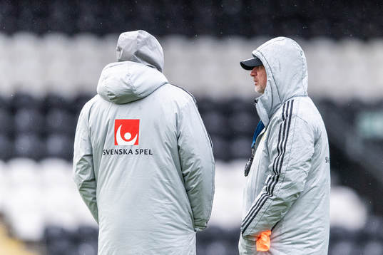 Magnus Wikman, assistant coach, and Peter Gerhardsson, head