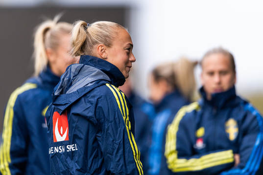 Hanna Bennison of the Swedish women's national football team