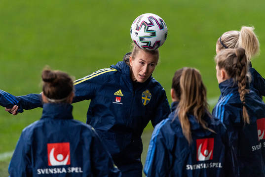 Emma Berglund of the Swedish women's national football team