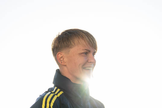 Nilla Fischer of the Swedish women's national football team
