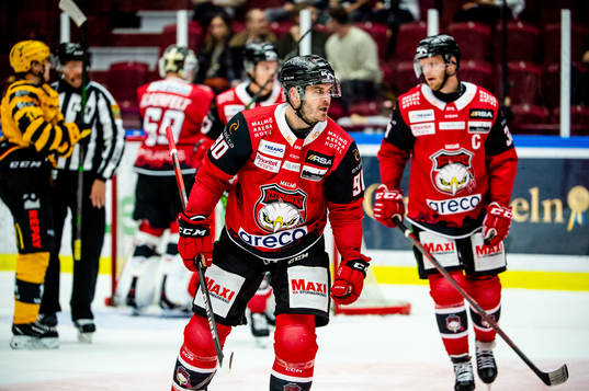 Malmö Redhawks Lance Bouma deppar