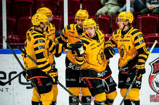 Skellefteås Jayce Hawryluk jublar