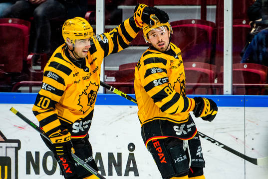 Skellefteås Jayce Hawryluk jublar