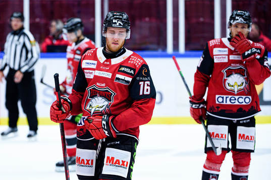 Malmö Redhawks Matias Lassen deppar